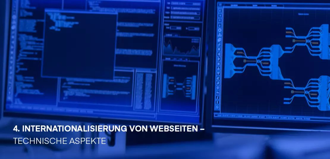 Internationalisierung von Webseiten – Techhnische Aspekte Keyvisual: Technische Aspekte der Internationalisierung von Webseiten